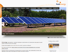 Tablet Screenshot of firstenergy.nl